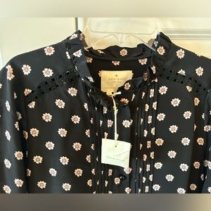 Kate spade silk floral dress xs